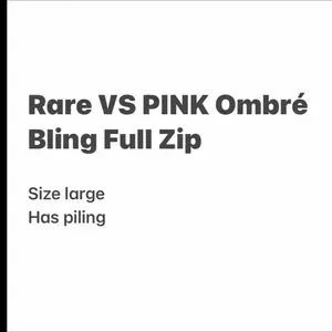 Débardeur Séquins Victoria's Secret PINK - Noir Et Argent Ombré - Taille M - Neuf Sans étiquette - Édition Limitée